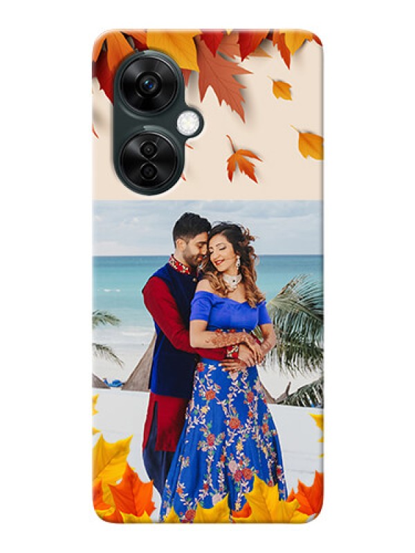 Custom OnePlus Nord CE 3 Lite 5G Mobile Phone Cases: Autumn Maple Leaves Design