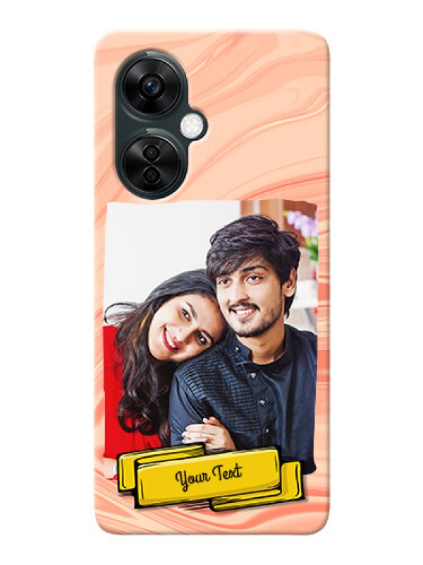 Custom OnePlus Nord CE 3 Lite 5G Customized Phone Cases: Marble Texture Design