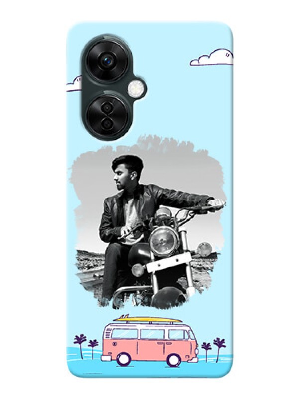 Custom OnePlus Nord CE 3 Lite 5G Mobile Covers Online: Travel & Adventure Design