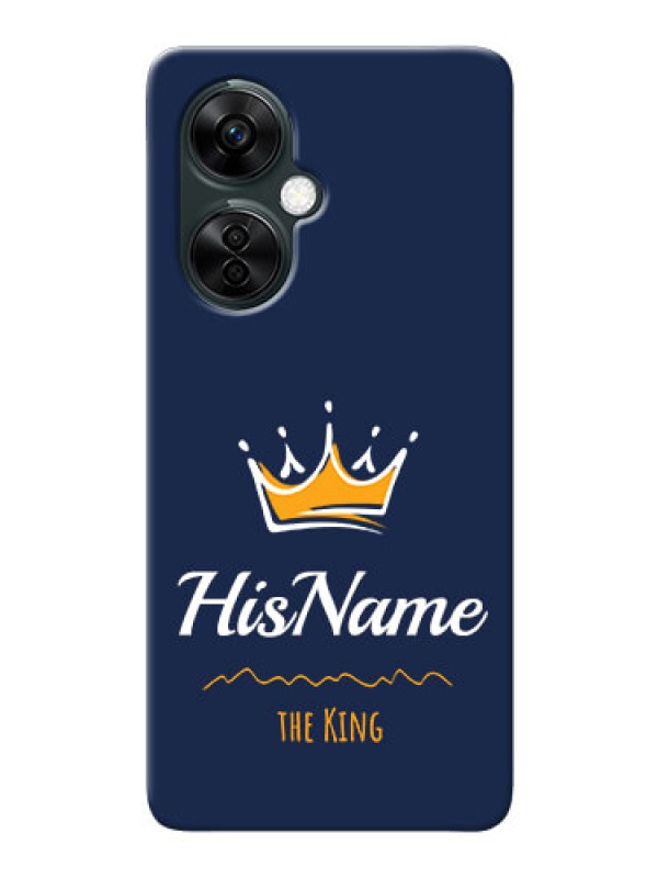 Custom OnePlus Nord CE 3 Lite 5G King Phone Case with Name