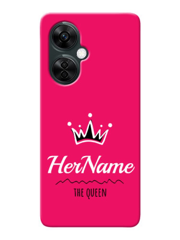 Custom OnePlus Nord CE 3 Lite 5G Queen Phone Case with Name