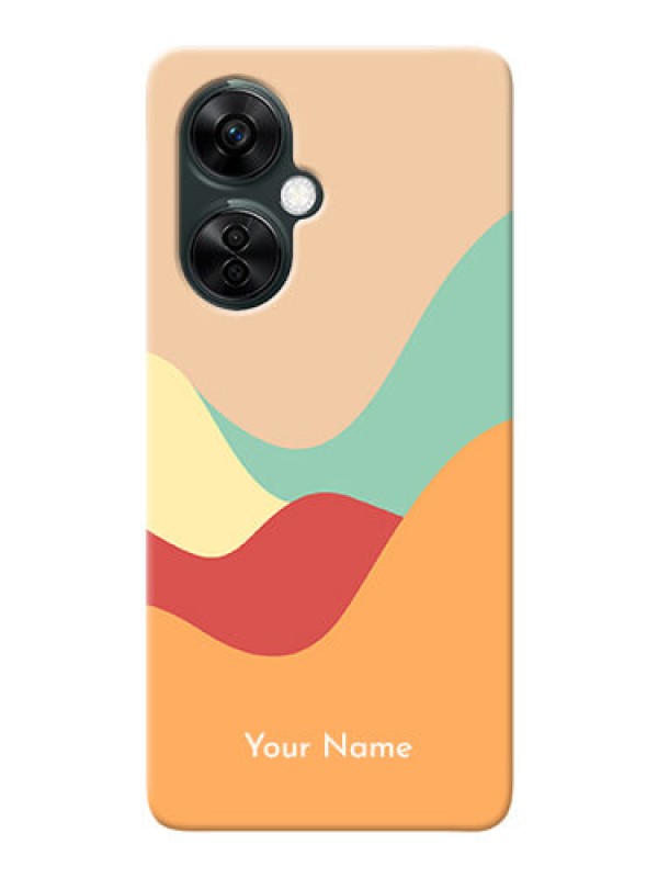 Custom OnePlus Nord Ce 3 Lite 5G Custom Mobile Case with Ocean Waves Multi-colour Design
