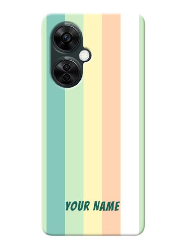 Custom OnePlus Nord Ce 3 Lite 5G Back Covers: Multi-colour Stripes Design