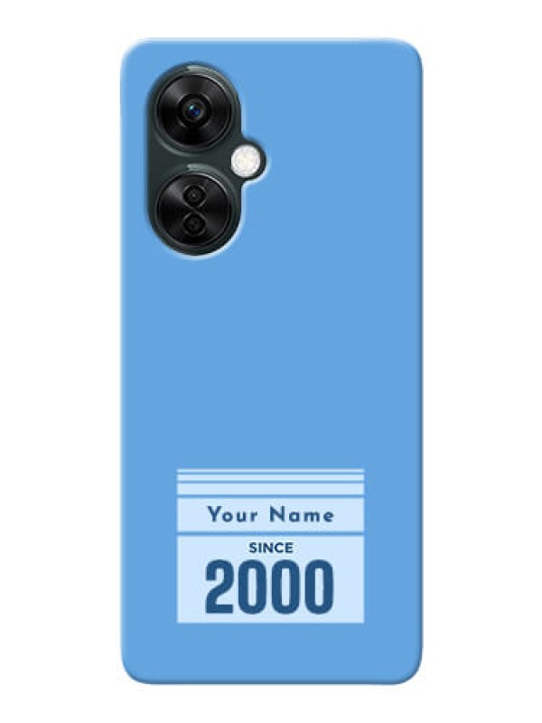 Custom OnePlus Nord Ce 3 Lite 5G Mobile Back Covers: Custom Year of birth Design