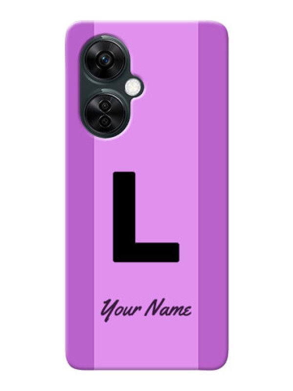 Custom OnePlus Nord Ce 3 Lite 5G Back Covers: Tri-color custom text Design