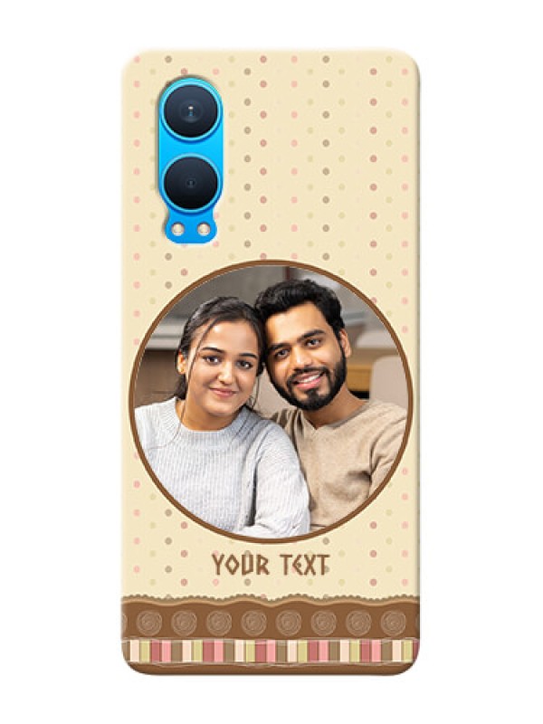 Custom OnePlus Nord CE 4 Lite 5G Mobile Cases: Brown Dotted Mobile Case Design