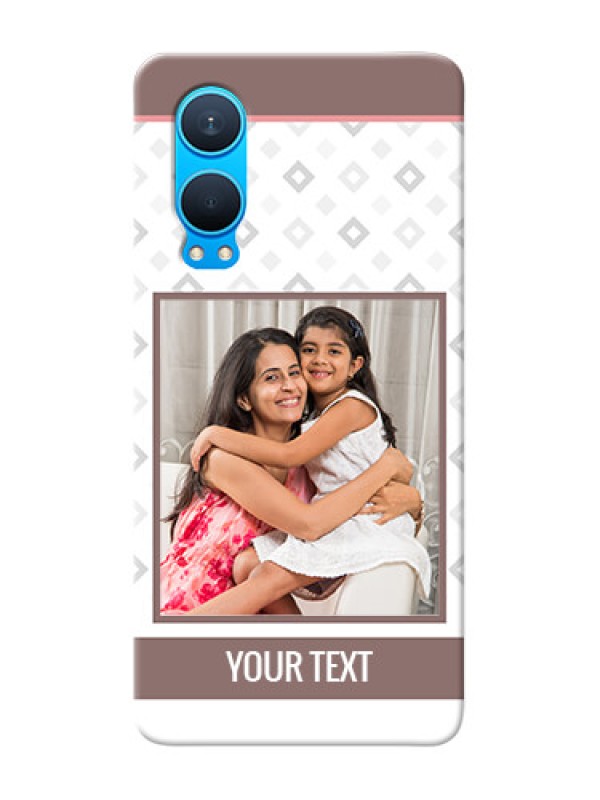 Custom OnePlus Nord CE 4 Lite 5G custom back covers: Simple Diamond Design