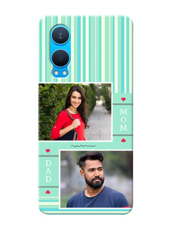 Custom OnePlus Nord CE 4 Lite 5G custom mobile phone covers: Mom And Dad Pic Design