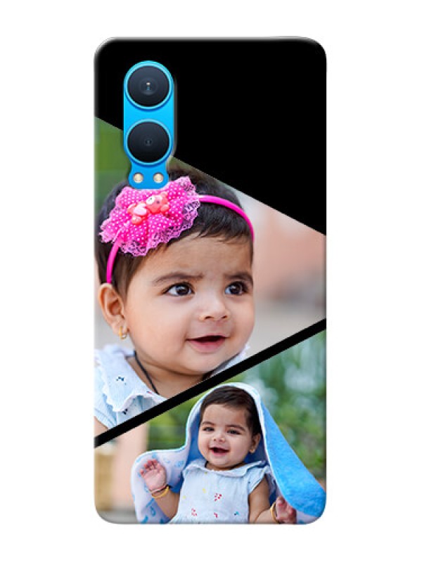 Custom OnePlus Nord CE 4 Lite 5G mobile back covers online: Semi Cut Design