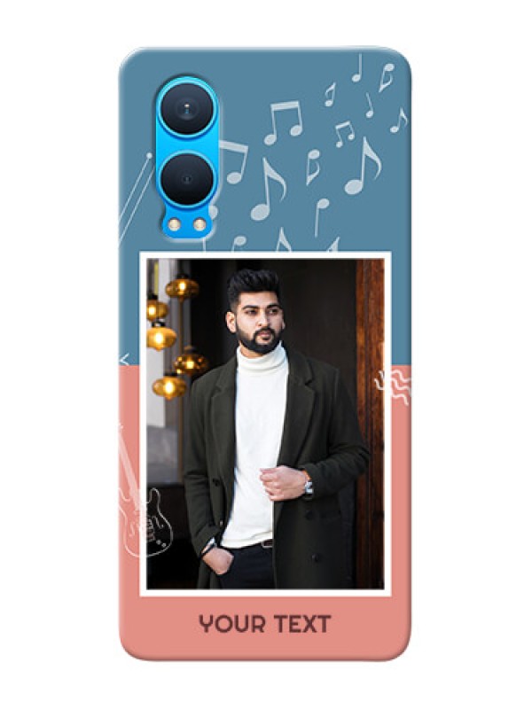 Custom OnePlus Nord CE 4 Lite 5G Phone Back Covers with Color Musical Note Design