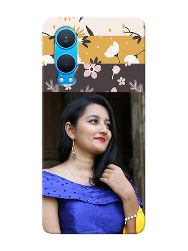 Custom OnePlus Nord CE 4 Lite 5G mobile cases online: Stylish Floral Design