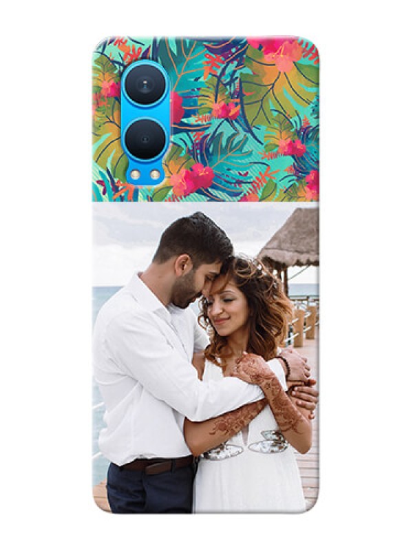 Custom OnePlus Nord CE 4 Lite 5G Personalized Phone Cases: Watercolor Floral Design