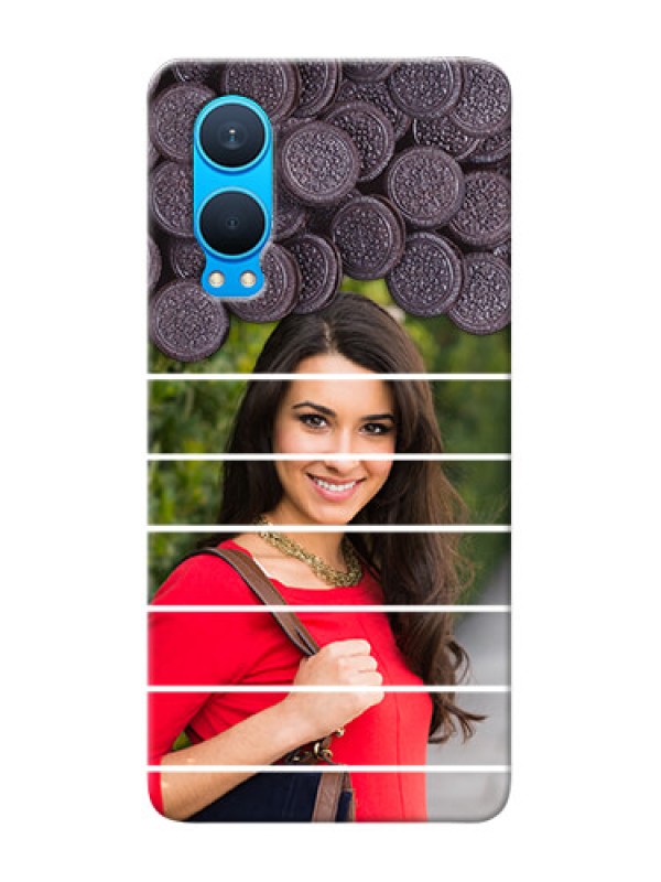 Custom OnePlus Nord CE 4 Lite 5G Custom Mobile Covers with Oreo Biscuit Design