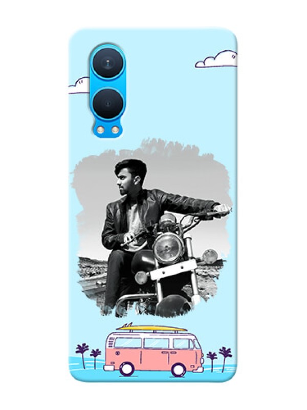 Custom OnePlus Nord CE 4 Lite 5G Mobile Covers Online: Travel And Adventure Design