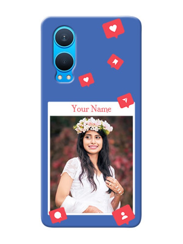 Custom OnePlus Nord CE 4 Lite 5G Custom Phone Case with Like Share And Comment Design