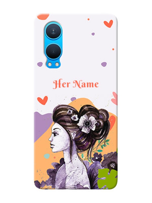 Custom OnePlus Nord CE 4 Lite 5G Personalized Phone Case with Woman And Nature Design