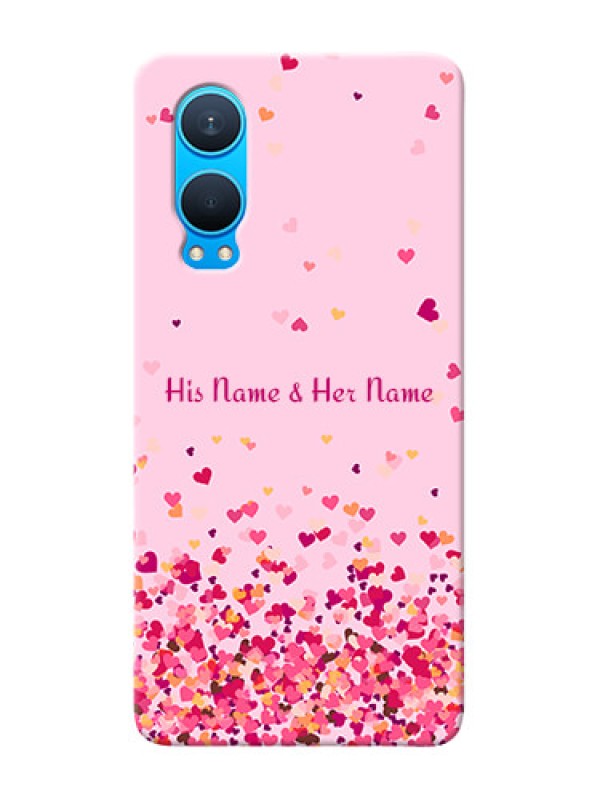 Custom OnePlus Nord CE 4 Lite 5G Photo Printing on Case with Floating Hearts Design