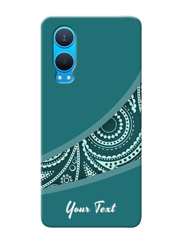 Custom OnePlus Nord CE 4 Lite 5G Photo Printing on Case with semi visible floral Design