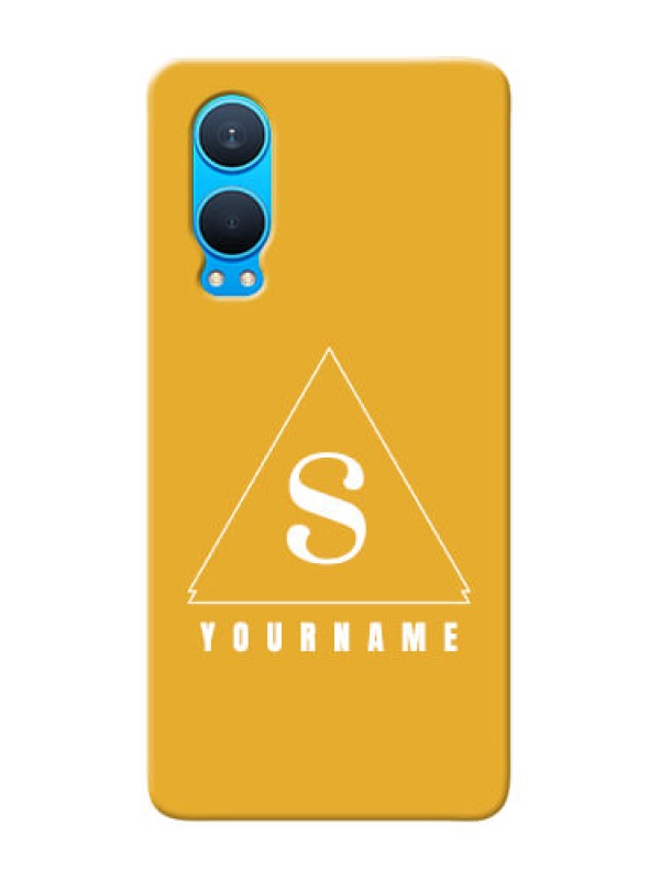 Custom OnePlus Nord CE 4 Lite 5G Personalized Phone Case with simple triangle Design
