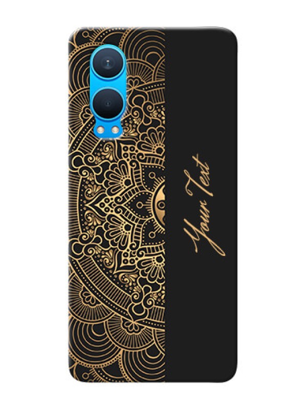 Custom OnePlus Nord CE 4 Lite 5G Photo Printing on Case with Mandala art with custom text Design