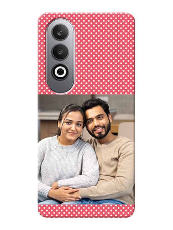 Custom OnePlus Nord CE 4 Custom Mobile Case with White Dotted Design