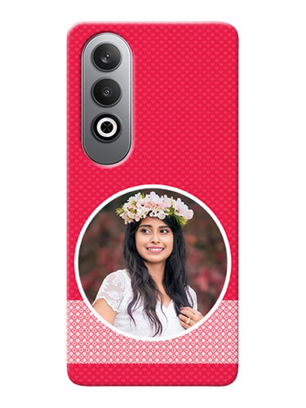 Custom OnePlus Nord CE 4 Mobile Covers Online: Pink Pattern Design