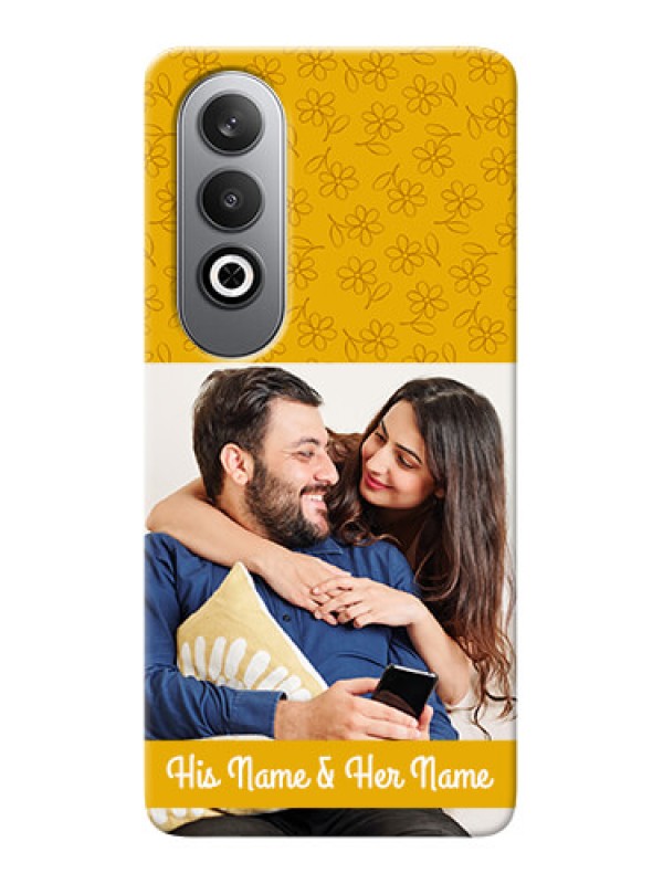 Custom OnePlus Nord CE 4 mobile phone covers: Yellow Floral Design