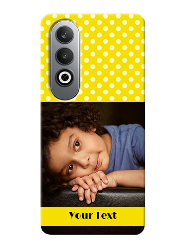 Custom OnePlus Nord CE 4 Custom Mobile Covers: Bright Yellow Case Design