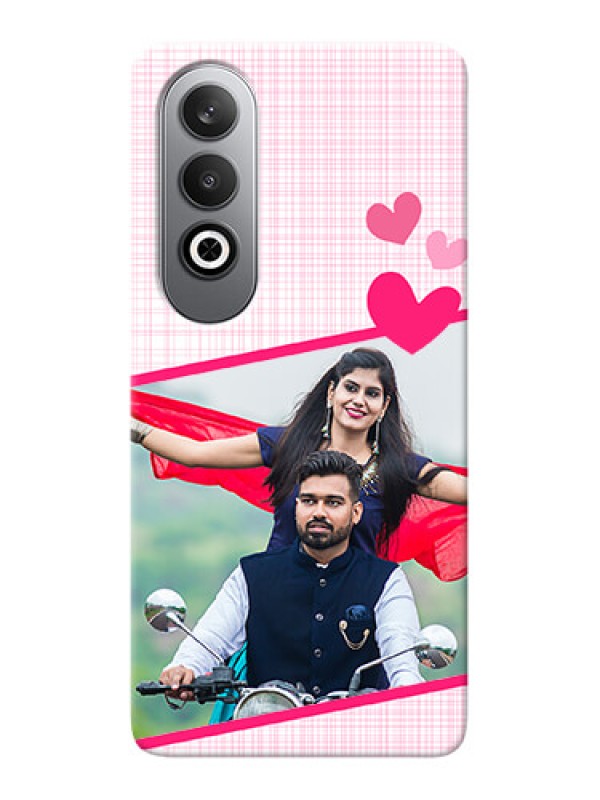 Custom OnePlus Nord CE 4 Personalised Phone Cases: Love Shape Heart Design