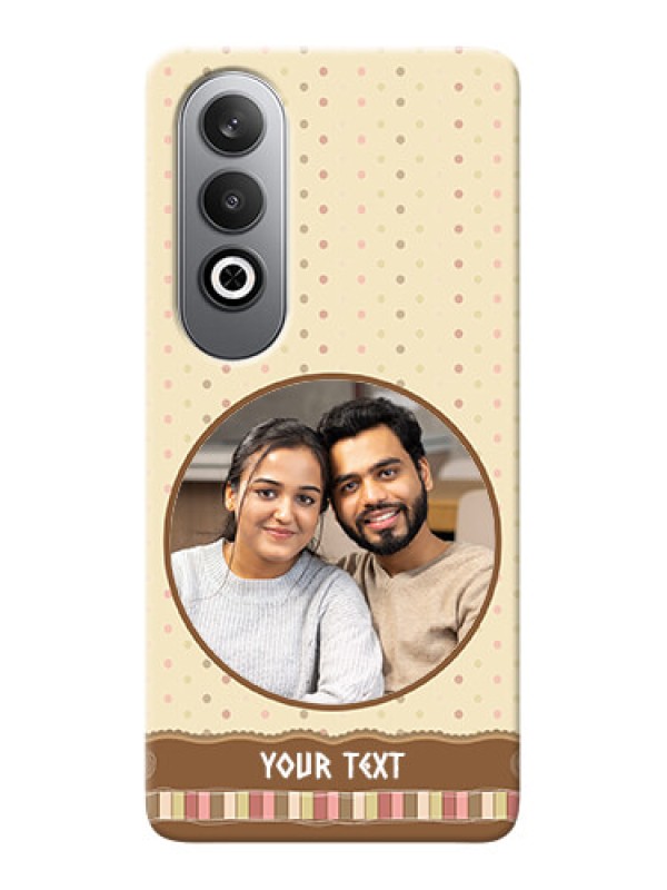 Custom OnePlus Nord CE 4 Mobile Cases: Brown Dotted Mobile Case Design