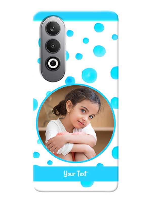 Custom OnePlus Nord CE 4 Custom Phone Covers: Blue Bubbles Pattern Design