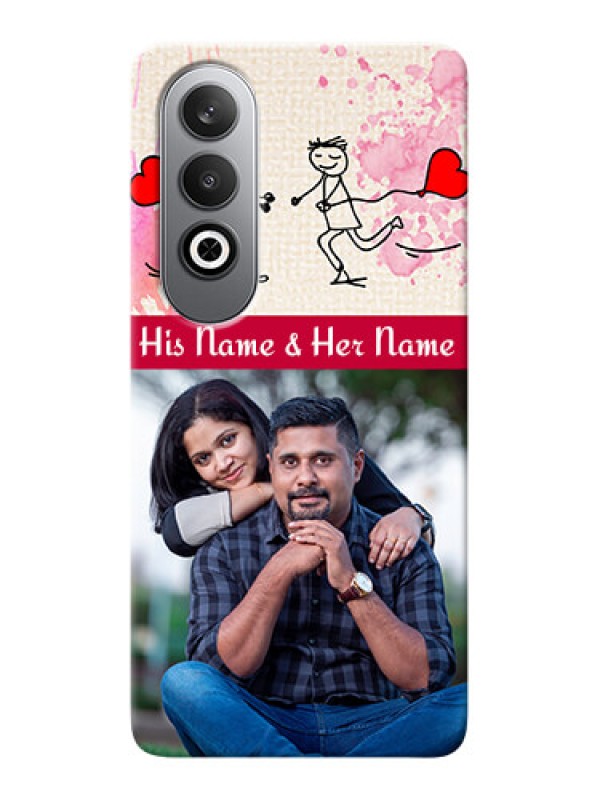 Custom OnePlus Nord CE 4 phone back covers: You and Me Case Design