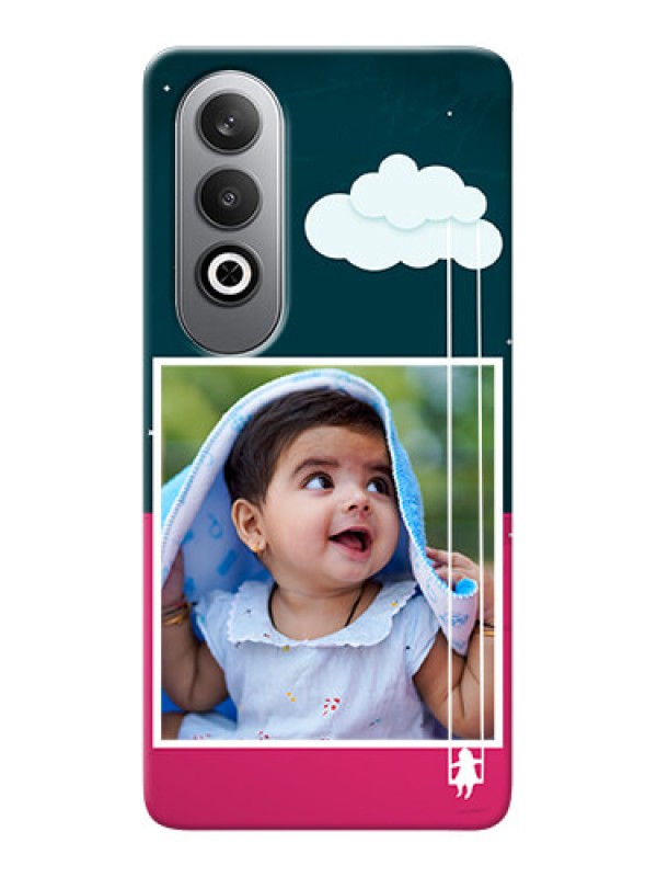 Custom OnePlus Nord CE 4 custom phone covers: Cute Girl with Cloud Design