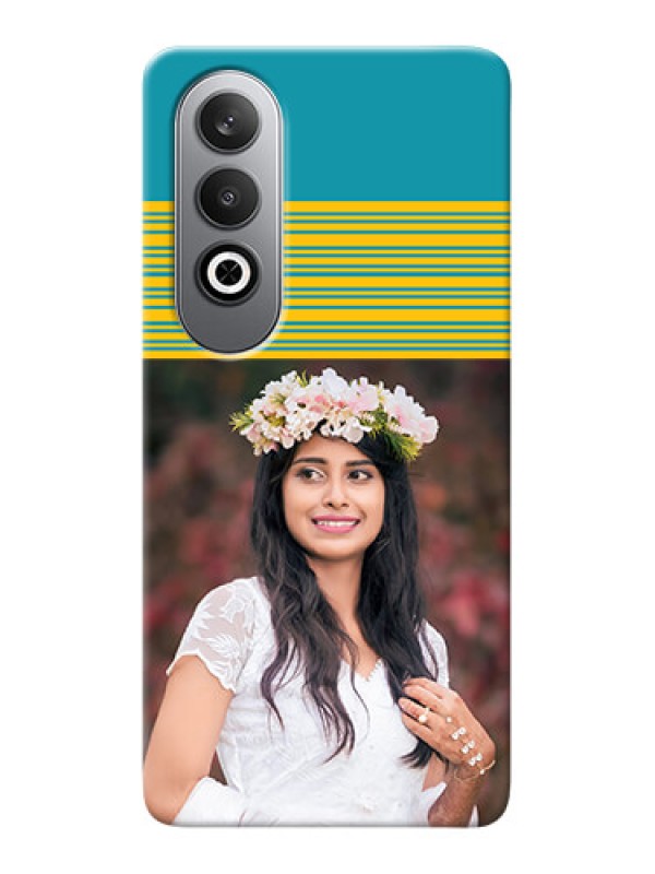 Custom OnePlus Nord CE 4 personalized phone covers: Yellow And Blue Design