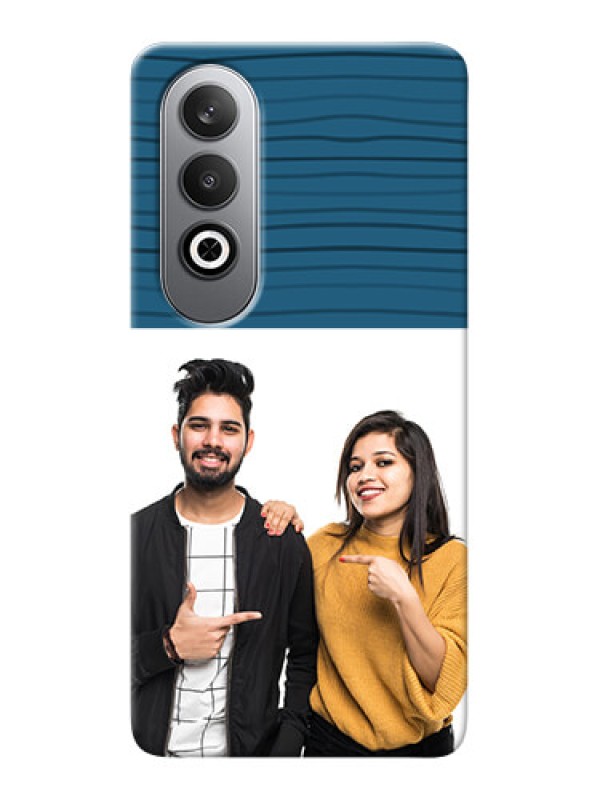 Custom OnePlus Nord CE 4 Custom Phone Cases: Blue Pattern Cover Design