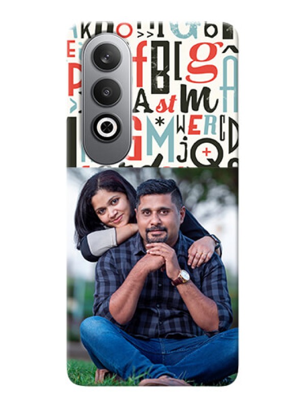 Custom OnePlus Nord CE 4 custom mobile phone covers: Alphabet Design