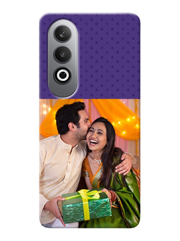 Custom OnePlus Nord CE 4 mobile phone cases: Violet Pattern Design