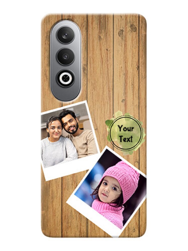 Custom OnePlus Nord CE 4 Custom Mobile Phone Covers: Wooden Texture Design