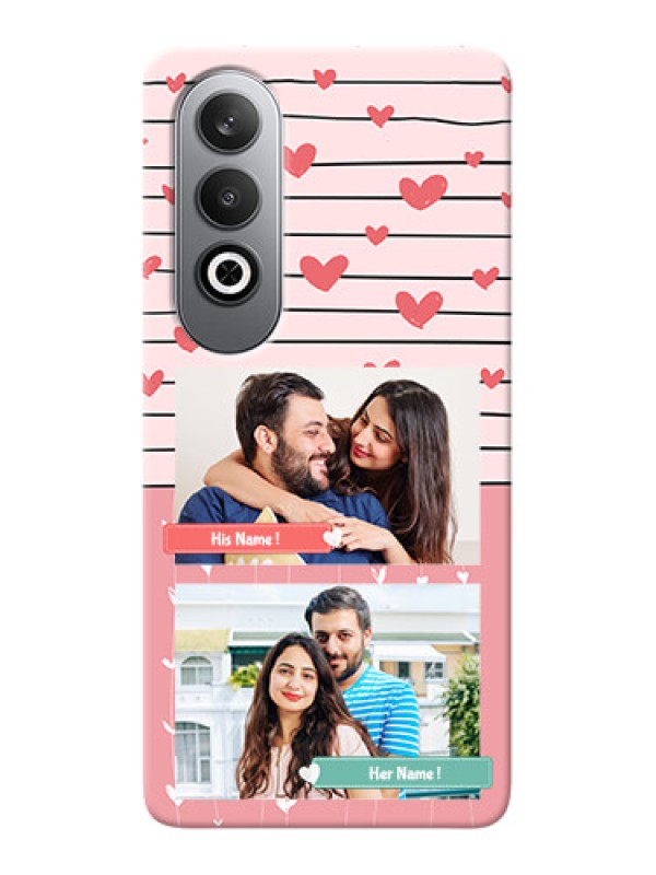 Custom OnePlus Nord CE 4 custom mobile covers: Photo with Heart Design