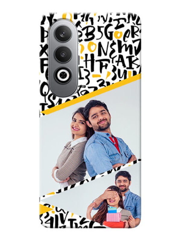 Custom OnePlus Nord CE 4 Phone Back Covers: Letters Pattern Design