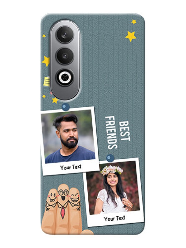 Custom OnePlus Nord CE 4 Mobile Cases: Sticky Frames and Friendship Design