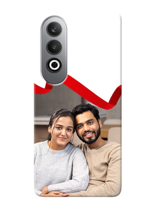 Custom OnePlus Nord CE 4 custom phone cases: Red Ribbon Frame Design