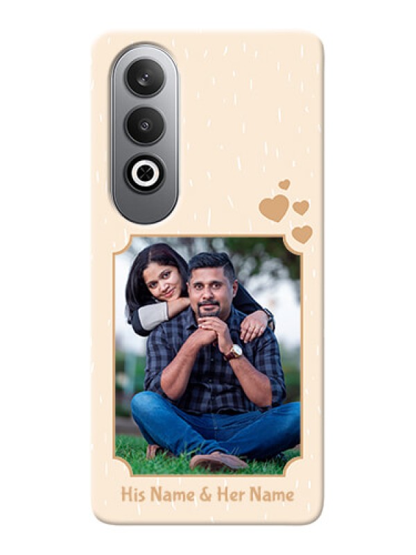 Custom OnePlus Nord CE 4 mobile phone cases with confetti love design