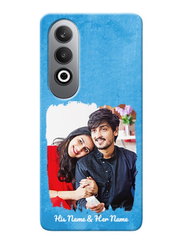 Custom OnePlus Nord CE 4 custom mobile cases: Blue Color Vintage Design