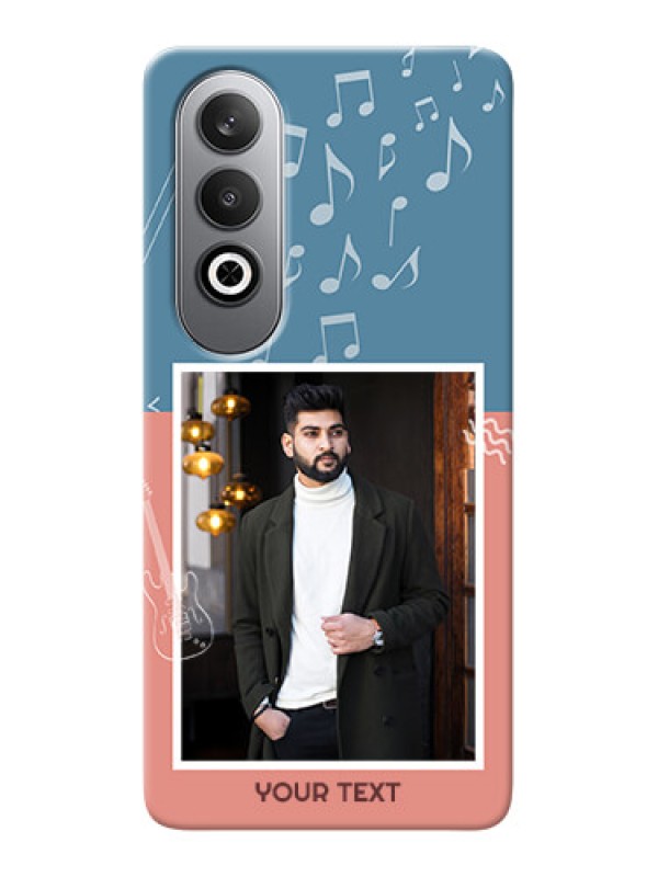 Custom OnePlus Nord CE 4 Phone Back Covers with Color Musical Note Design