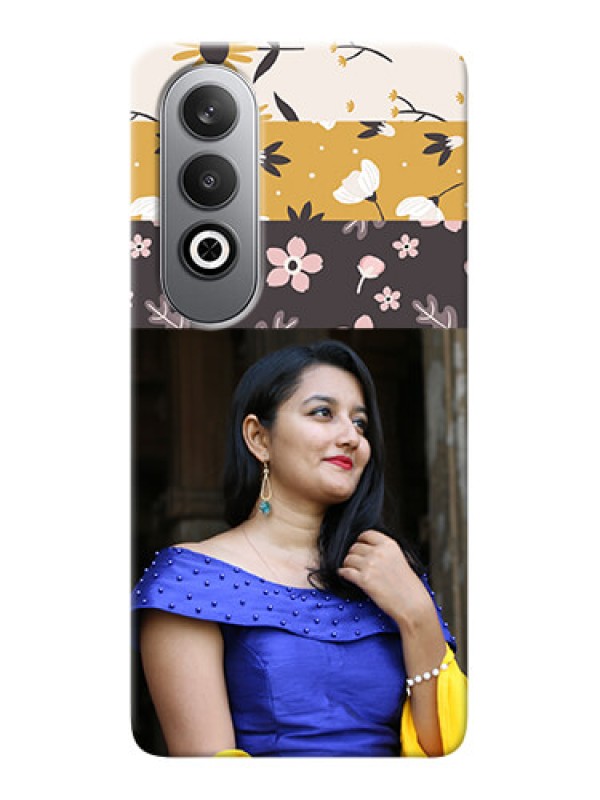Custom OnePlus Nord CE 4 mobile cases online: Stylish Floral Design