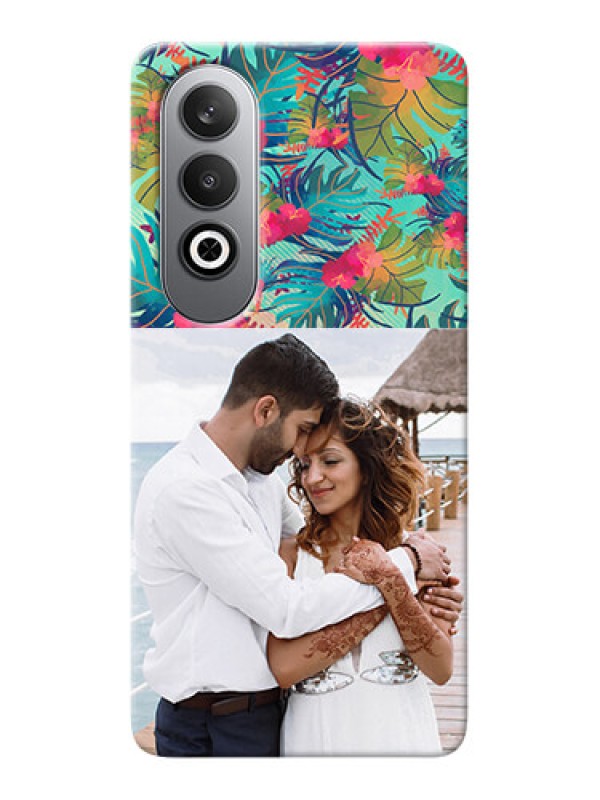 Custom OnePlus Nord CE 4 Personalized Phone Cases: Watercolor Floral Design