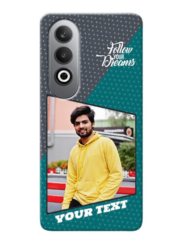 Custom OnePlus Nord CE 4 Back Covers: Background Pattern Design with Quote