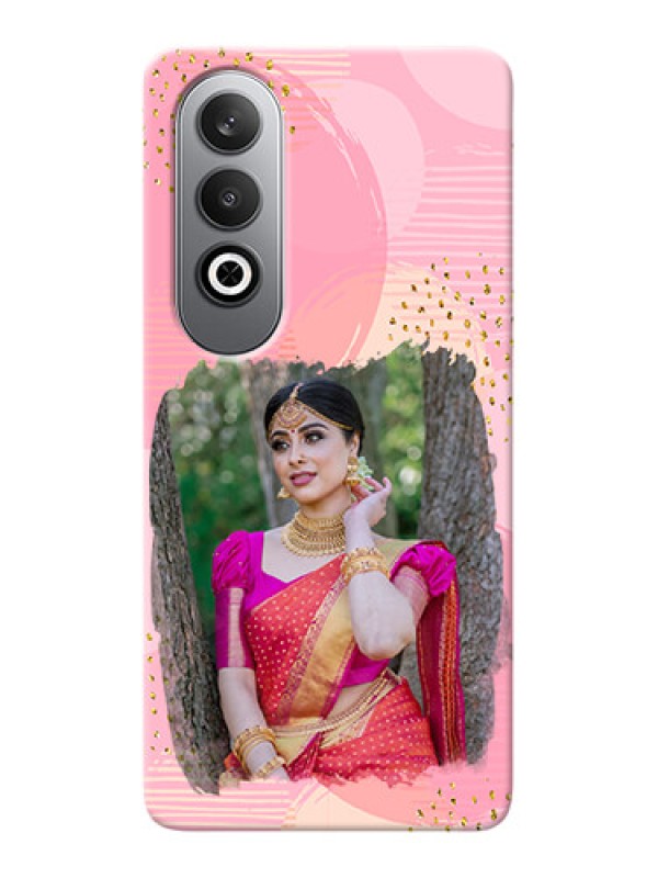 Custom OnePlus Nord CE 4 Phone Covers for Girls: Gold Glitter Splash Design