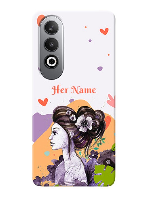 Custom OnePlus Nord CE 4 Personalized Phone Case with Woman And Nature Design